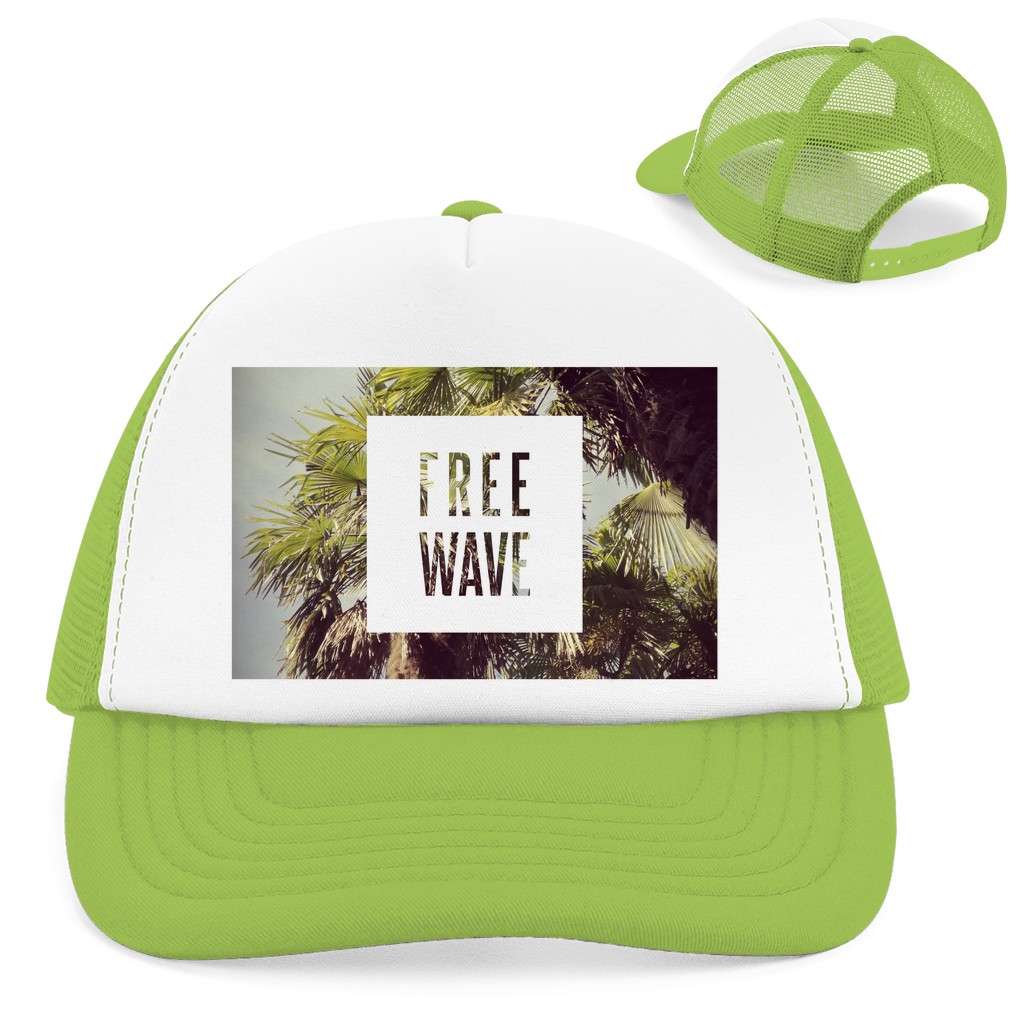 Retro Trucker Cap "Free Wave"