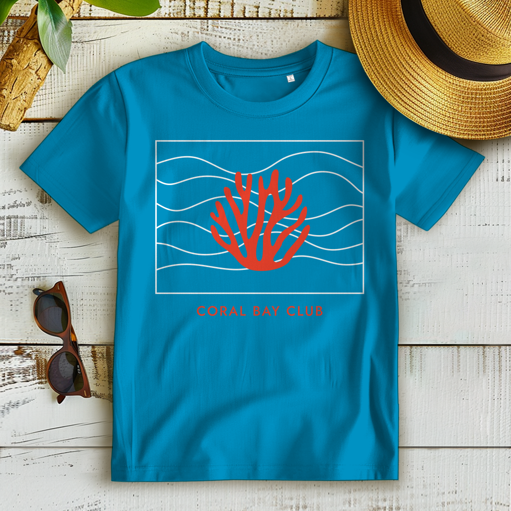 T-Shirt Breeze "Wellen Koralle"