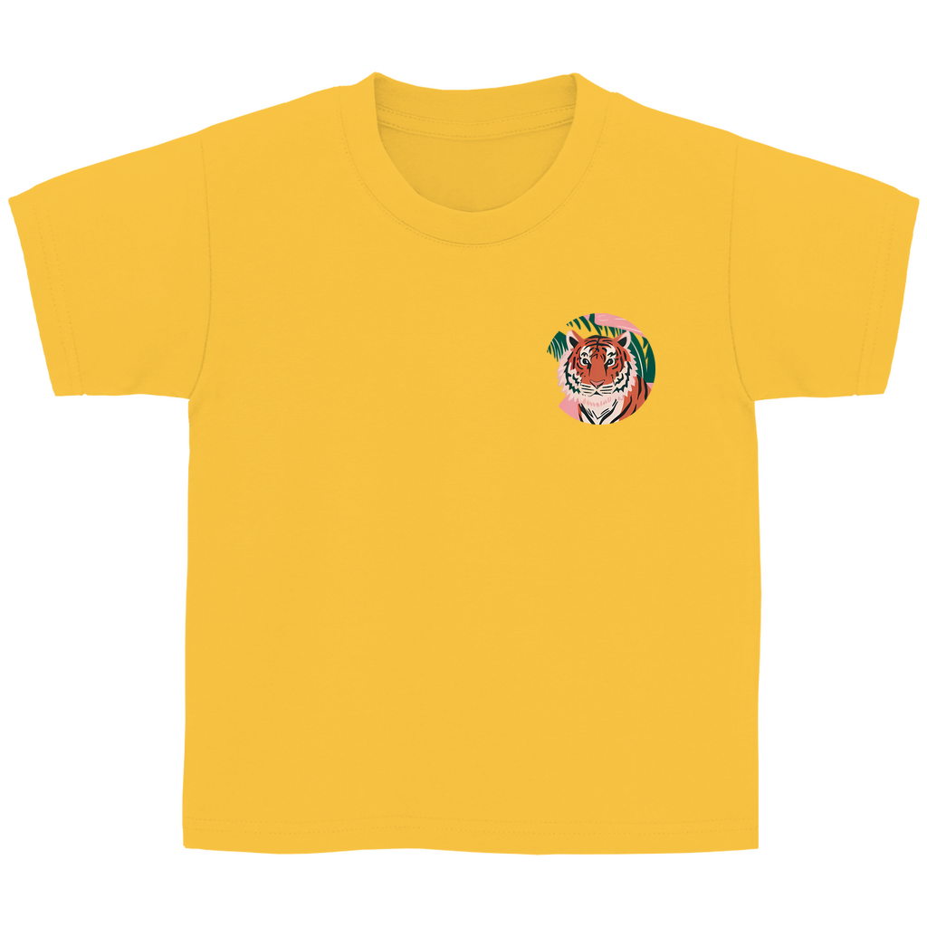 Kinder Basic T-Shirt Tiger Sunshine