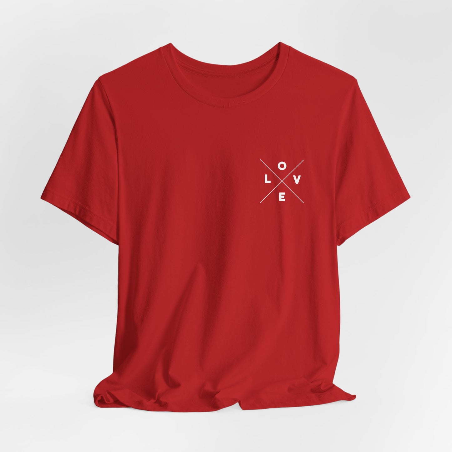 minimalistisches Liebessymbol für Verliebte als Geschenk zum Jahrestag, Hochzeitstag , Valentinstag, bequemes Shirt