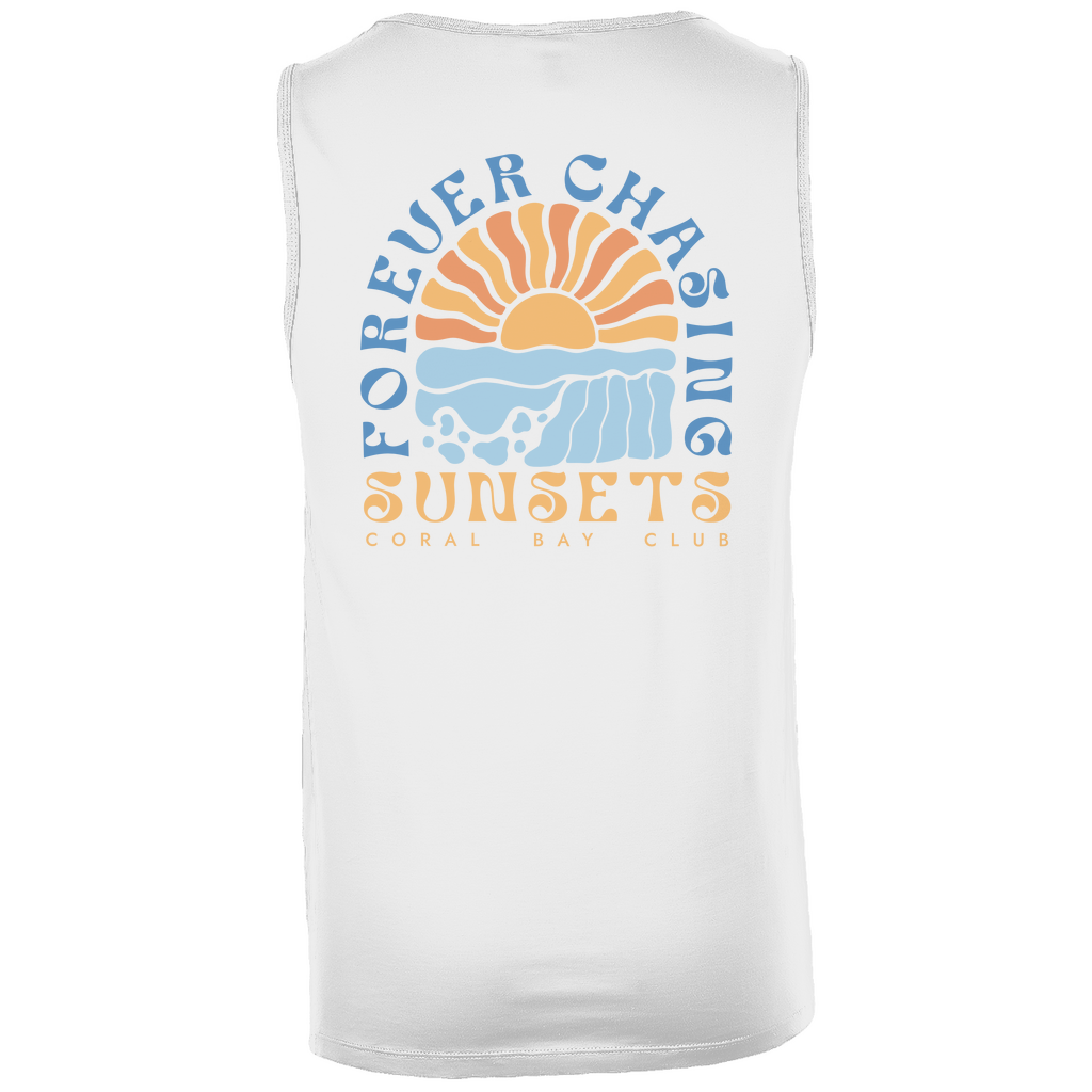 Tanktop Boxy "Forever chasing Sunsets"