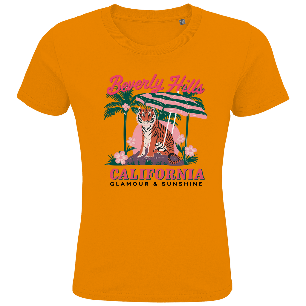 Kids Premium Bio T-Shirt Tiger Sunshine