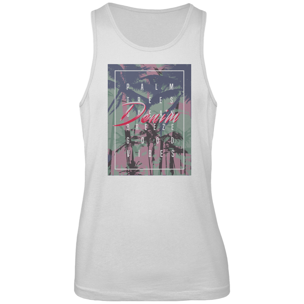leichtes Muscle Shirt "Denim"
