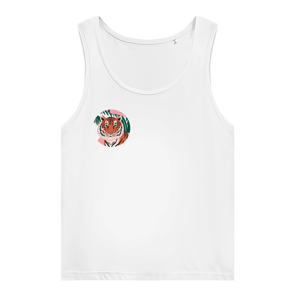 Damen Premium Organic Tank Top Tiger Sunshine