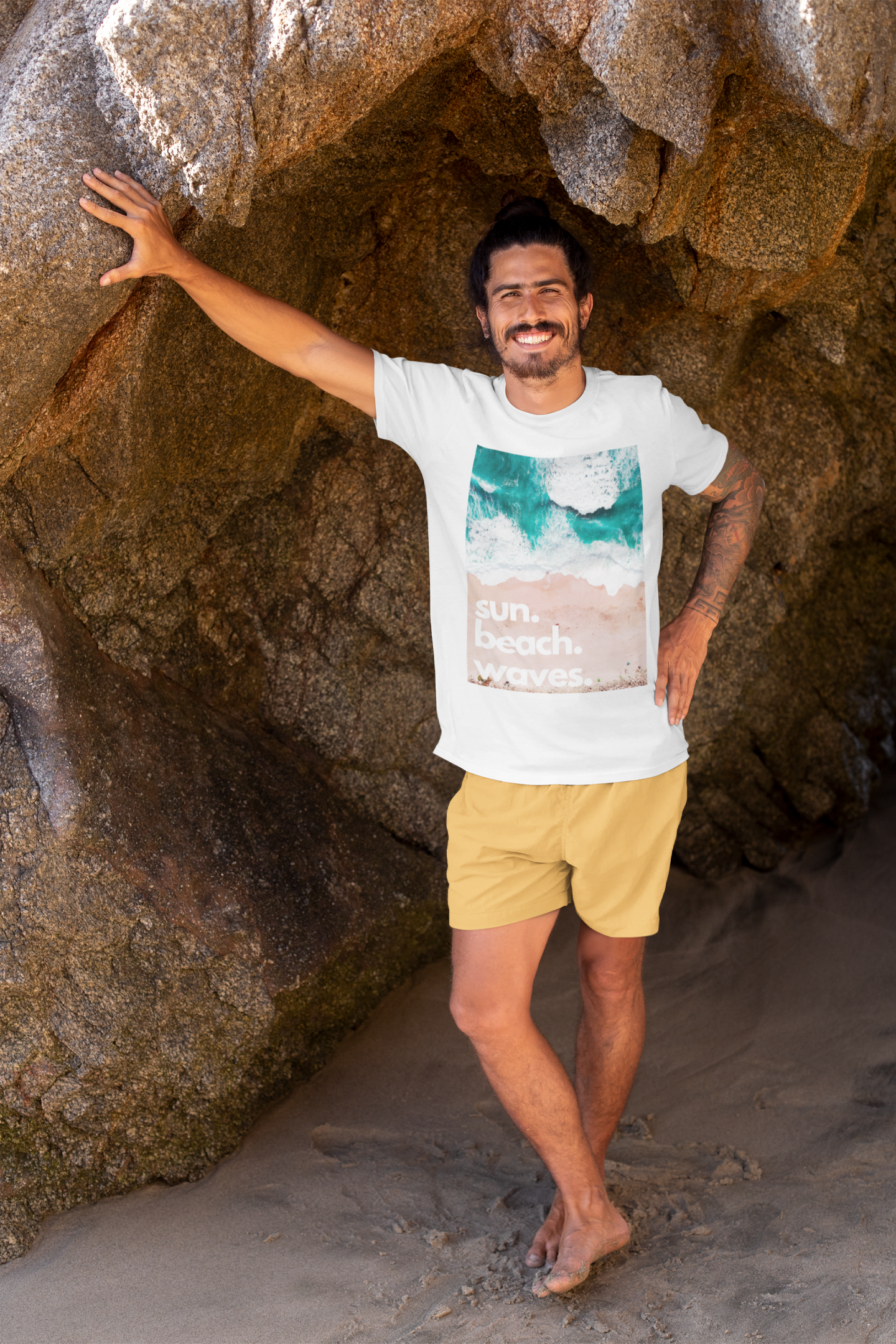 Surfer Shirt "Sun. Beach. Waves.""