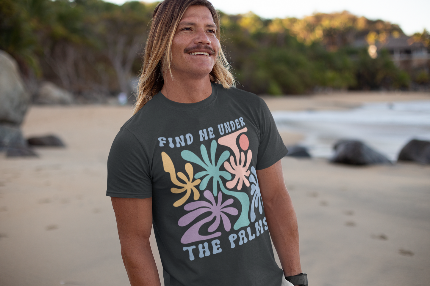 Surfer Shirt "Find me under the Palms"