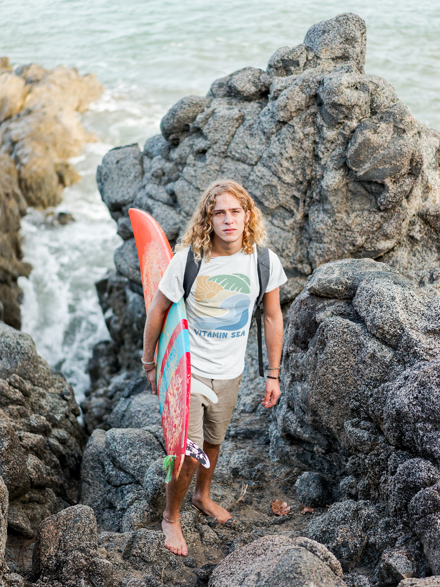 Surfer Shirt "Vitamin sea Natural"