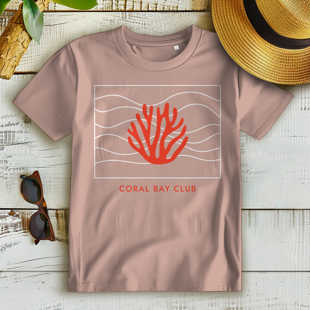 T-Shirt Breeze "Wellen Koralle"