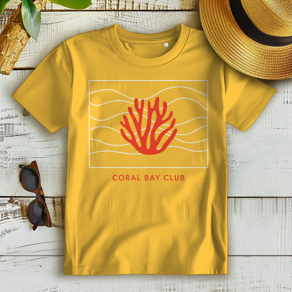 T-Shirt Breeze "Wellen Koralle"