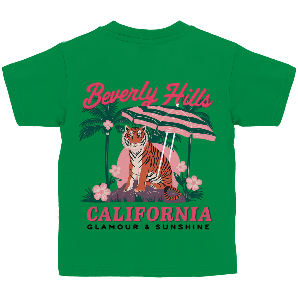 Kinder Basic T-Shirt Tiger Sunshine