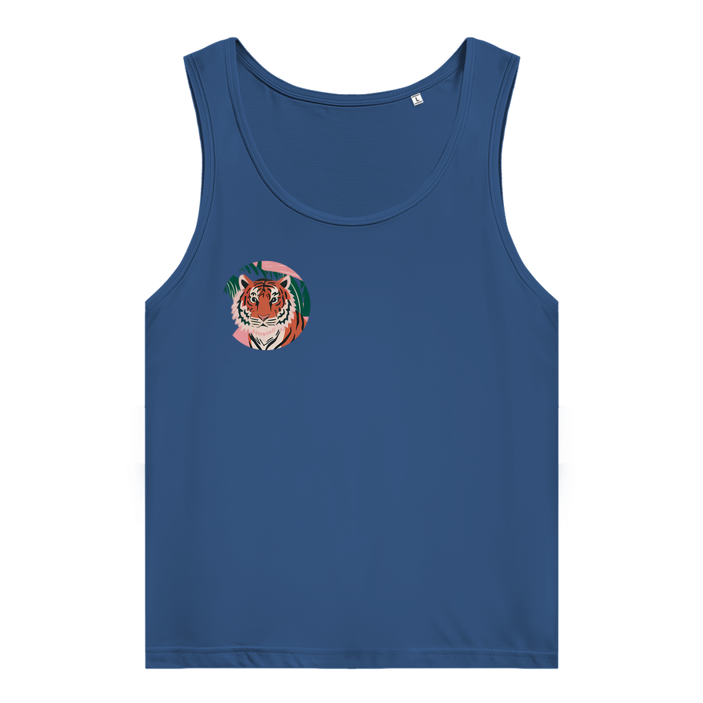 Damen Premium Organic Tank Top Tiger Sunshine