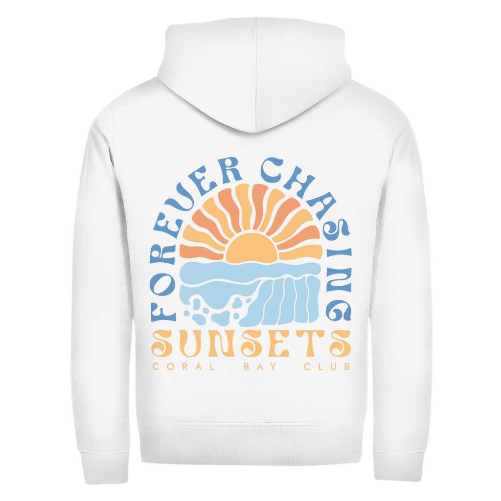 Zipper Hoodie Nui "Forever chasing Sunsets"