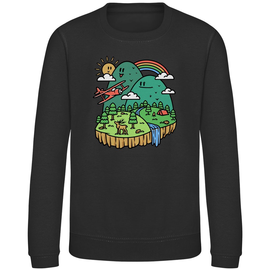 Kinder Sweatshirt Cute Mountain