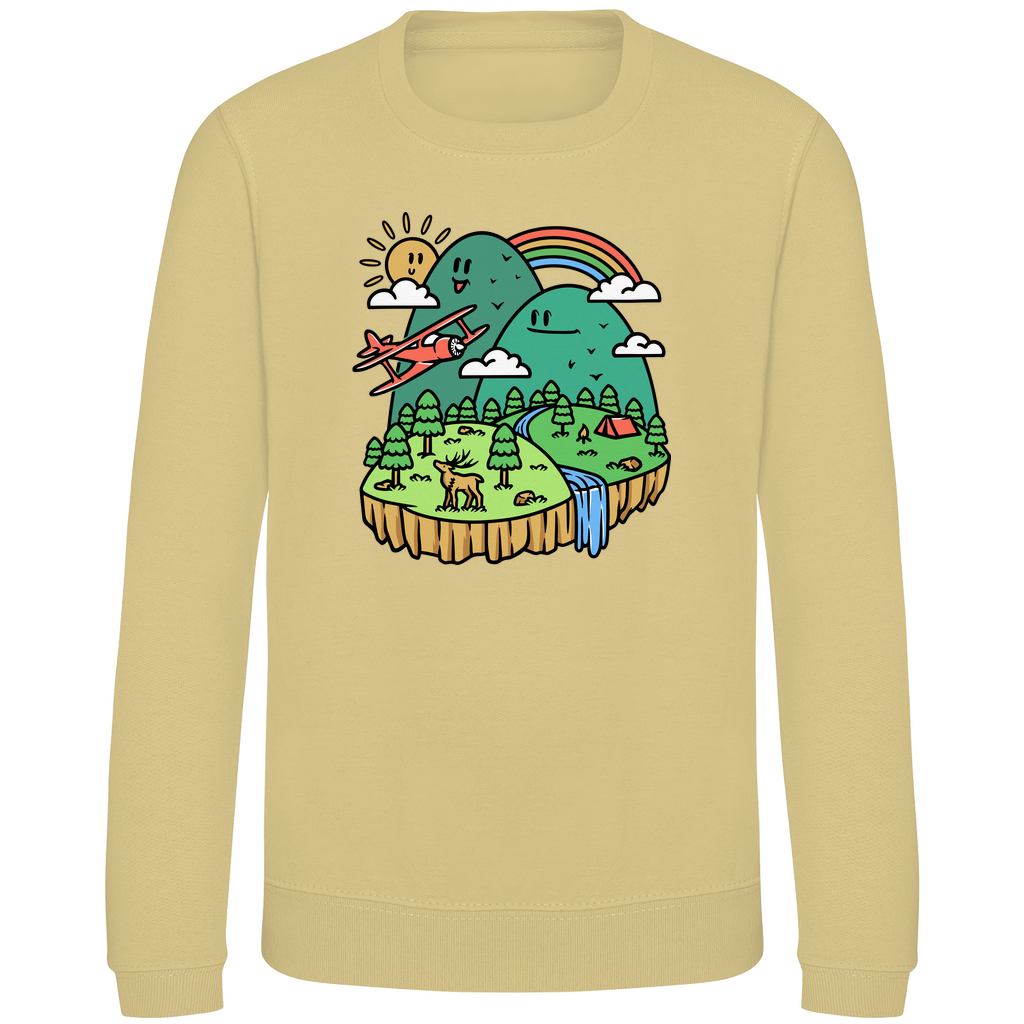 Kinder Sweatshirt Cute Mountain