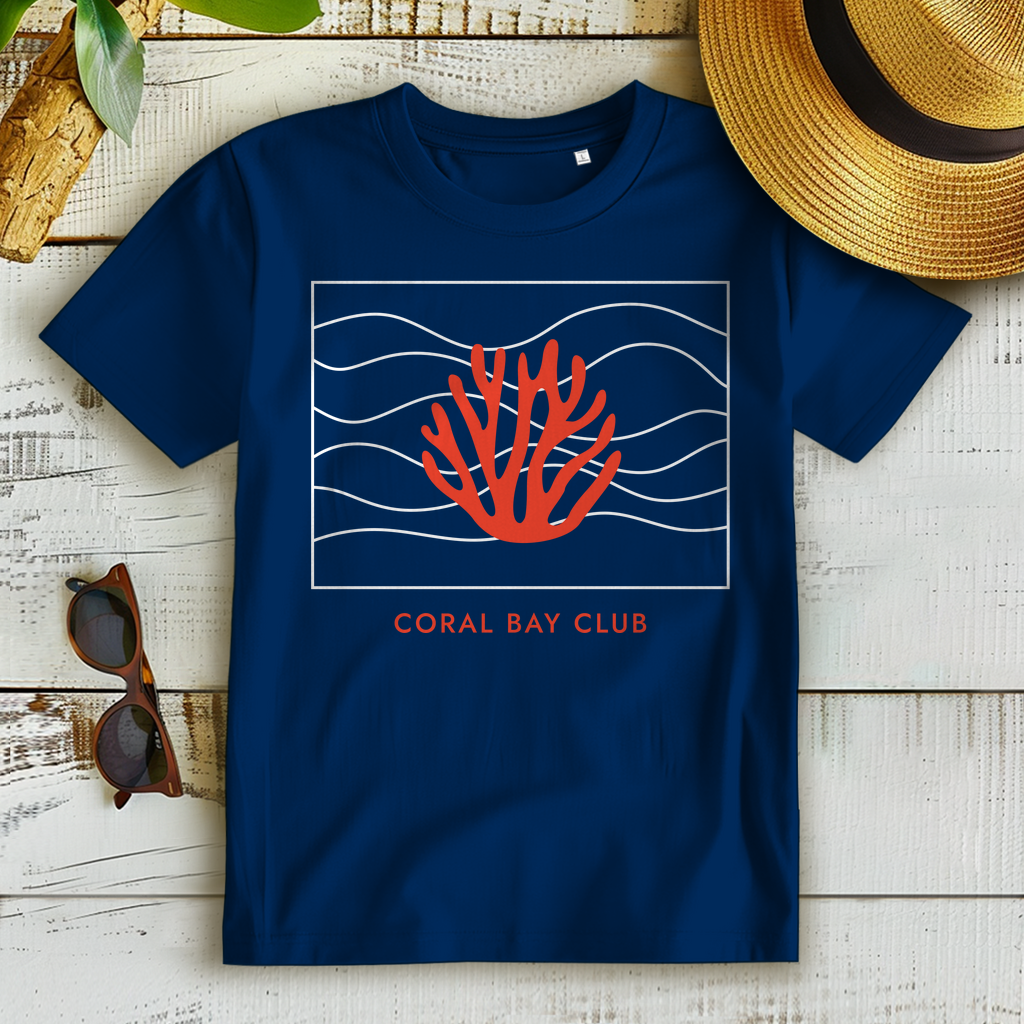 T-Shirt Breeze "Wellen Koralle"
