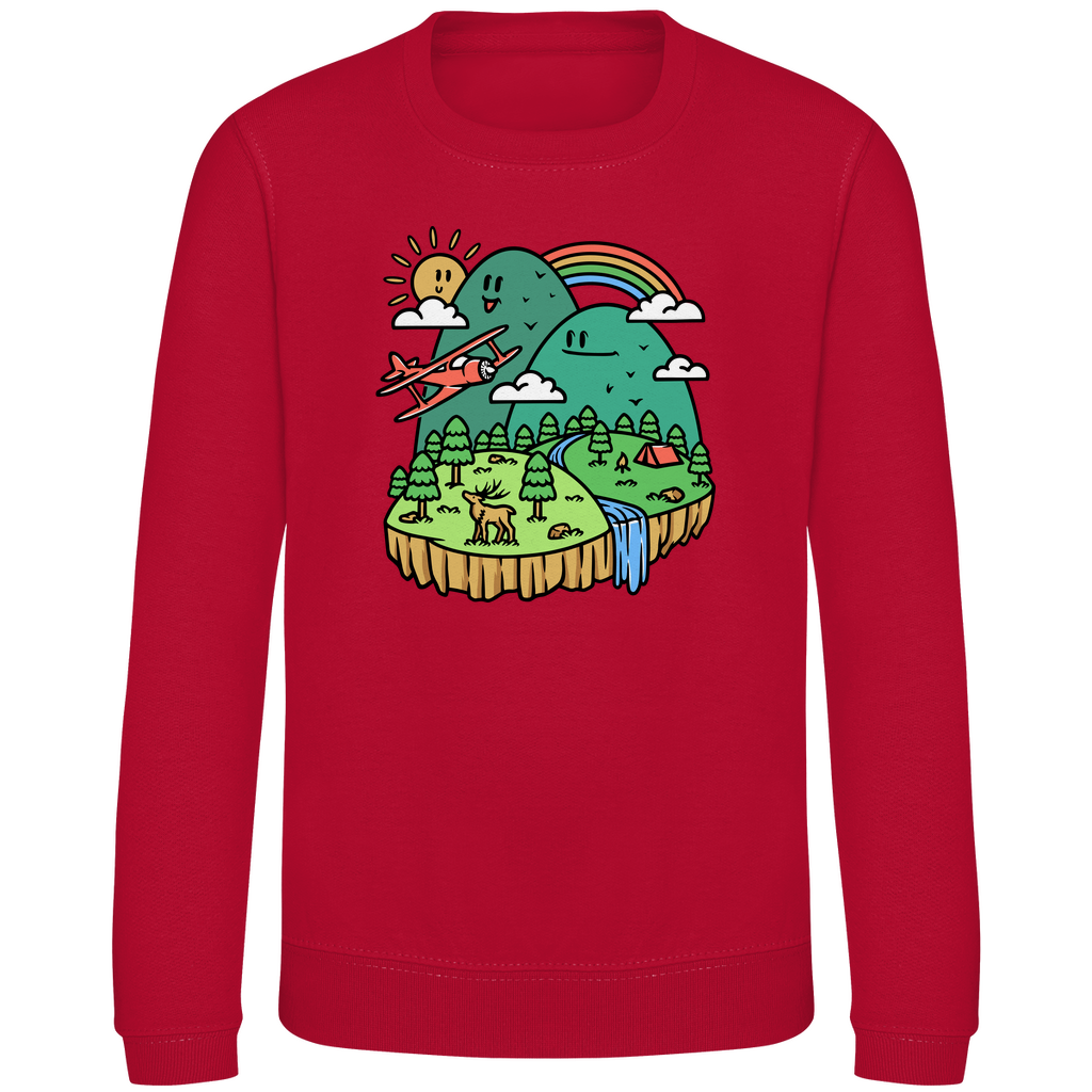 Kinder Sweatshirt Cute Mountain