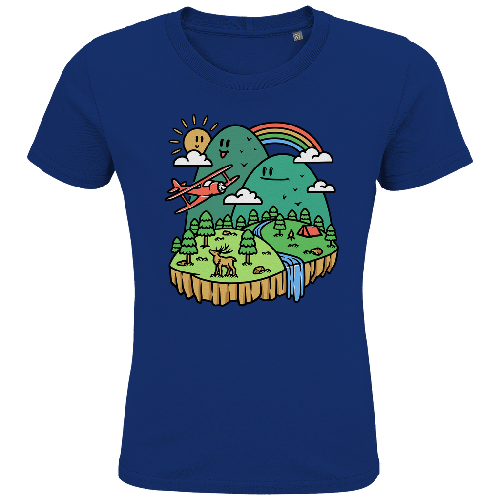 Kids Premium Bio T-Shirt Cute Mountain