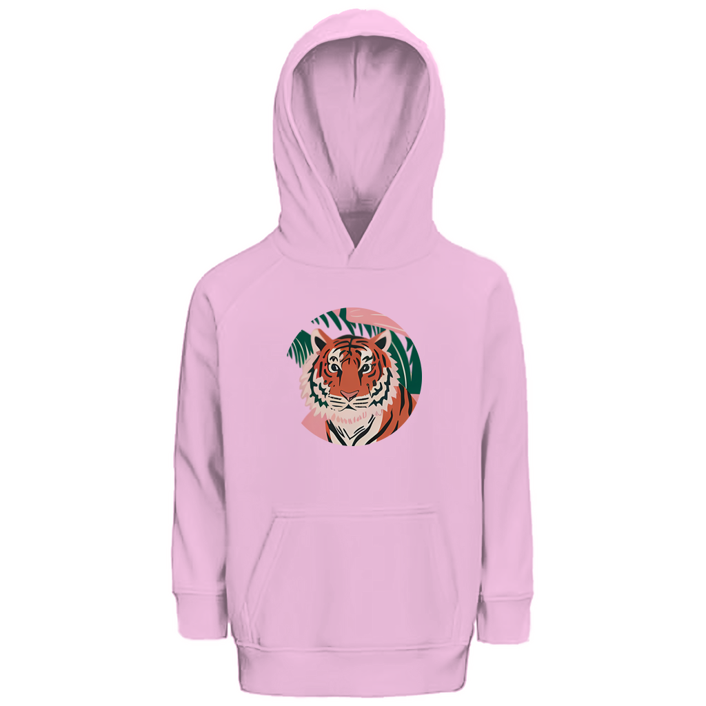 Kinder Premium Bio Hoodie Tiger Sunshine