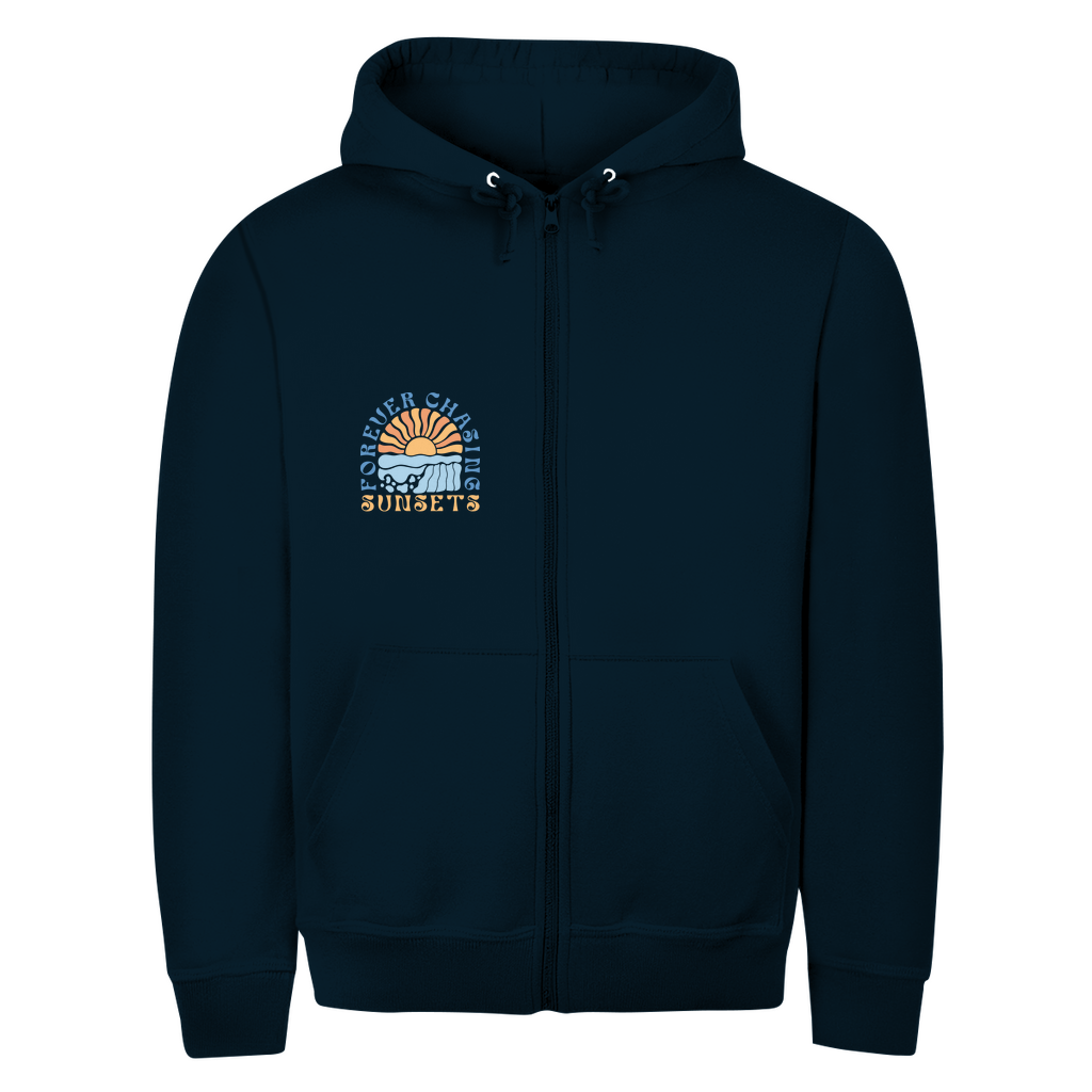 Zipper Hoodie Nui "Forever chasing Sunsets"