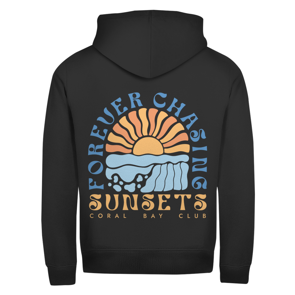 Zipper Hoodie Nui "Forever chasing Sunsets"