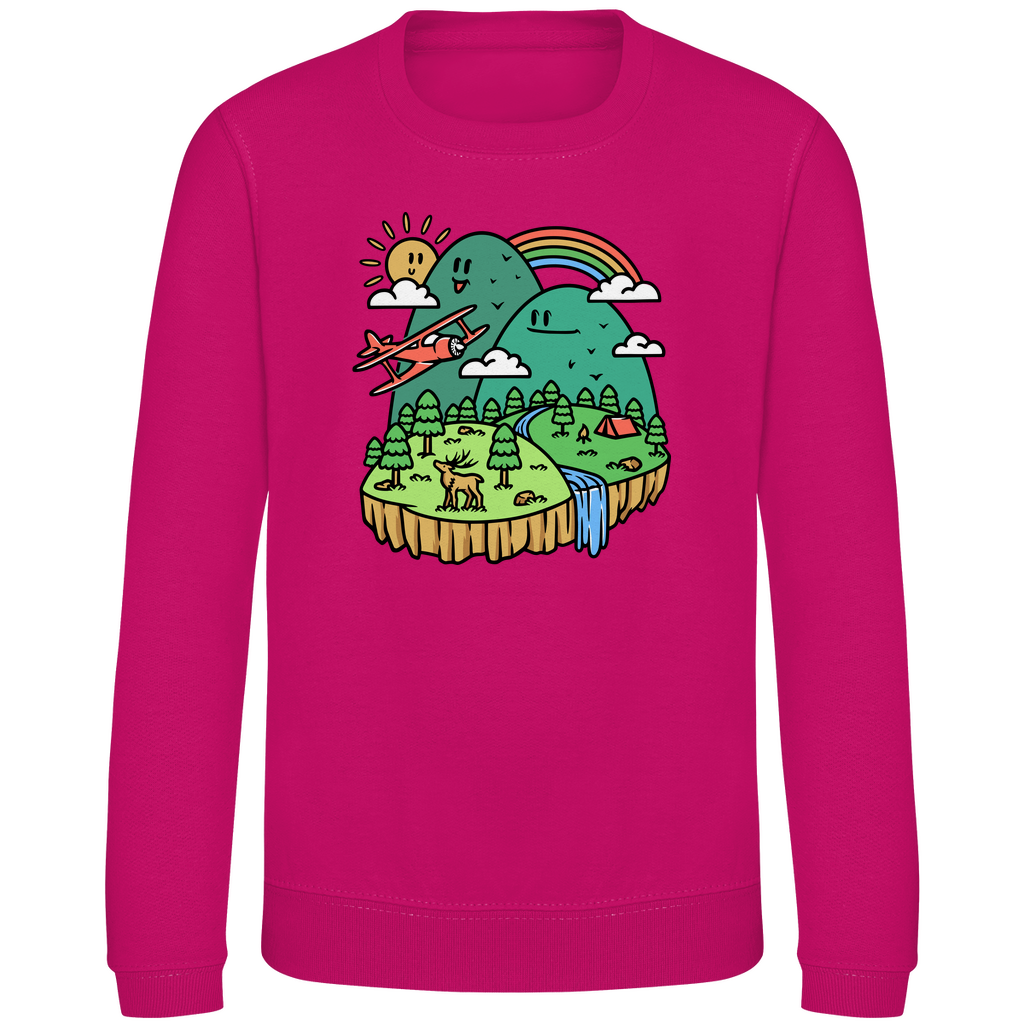 Kinder Sweatshirt Cute Mountain