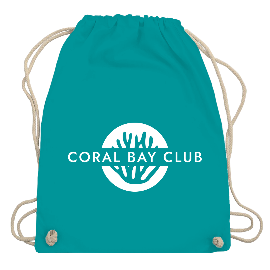 Turnbeutel CORAL BAY CLUB LOGO White