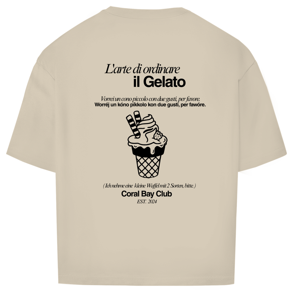 Oversize T-Shirt Badge Gelato