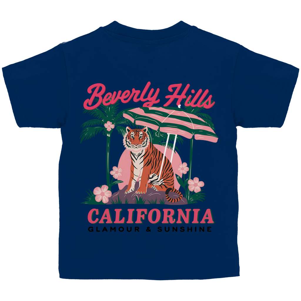 Kinder Basic T-Shirt Tiger Sunshine