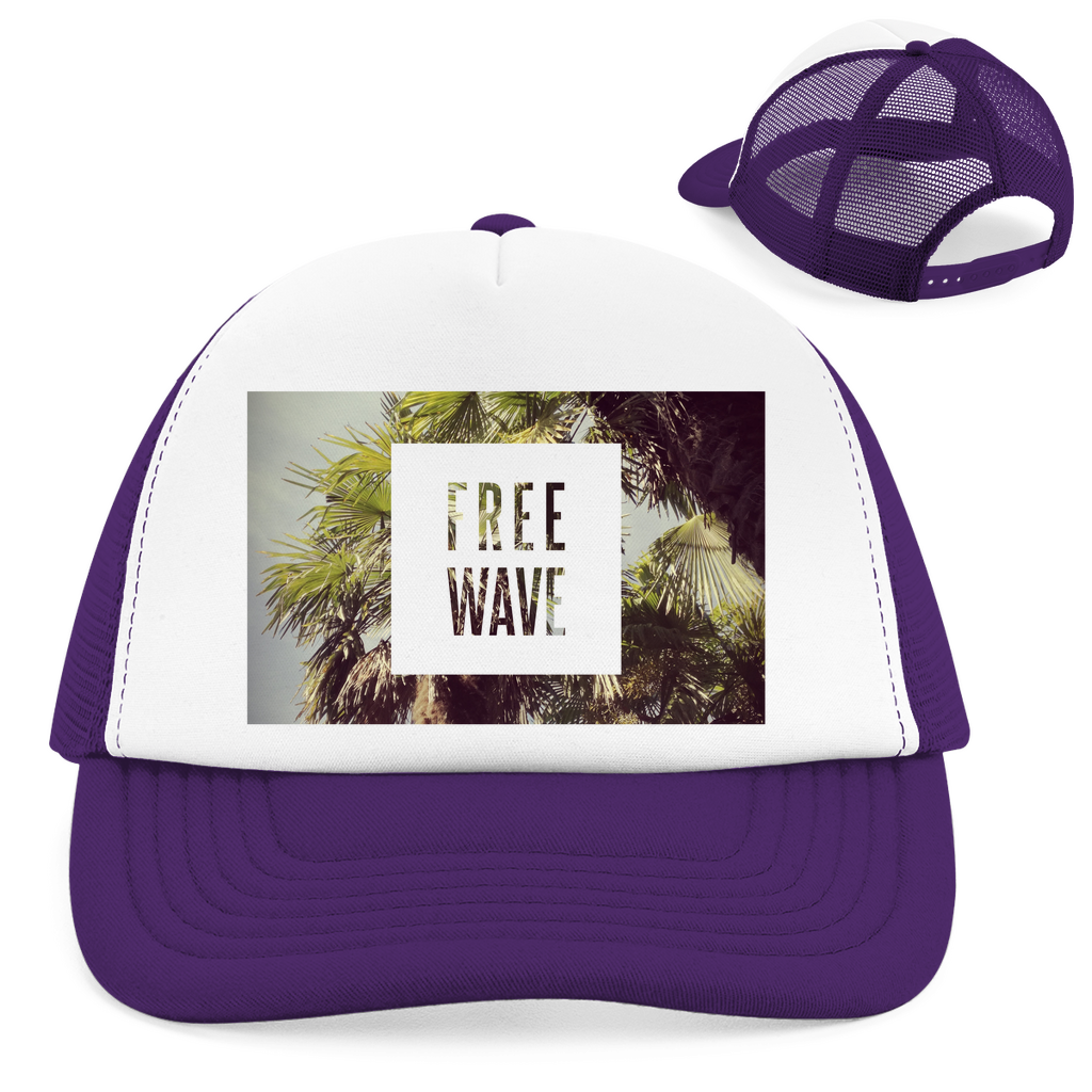 Retro Trucker Cap "Free Wave"