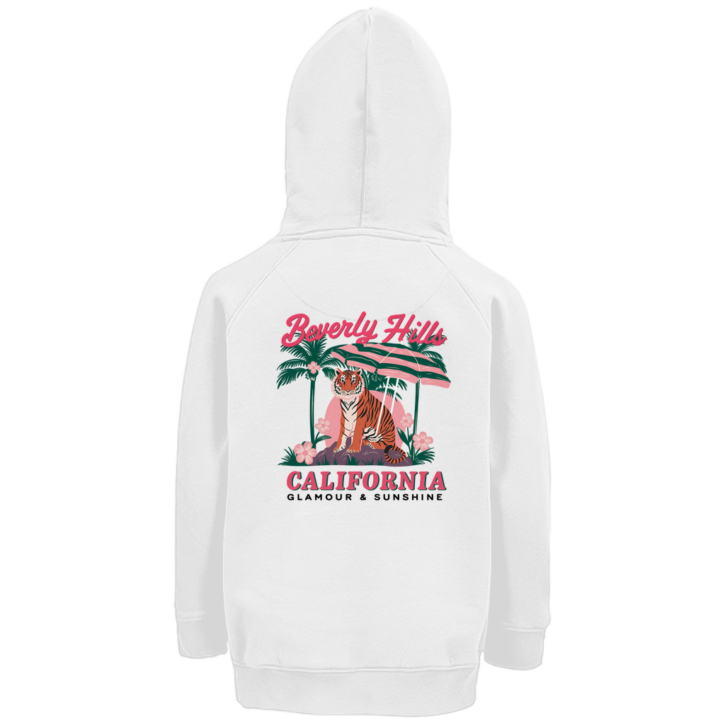 Kinder Premium Bio Hoodie Tiger Sunshine