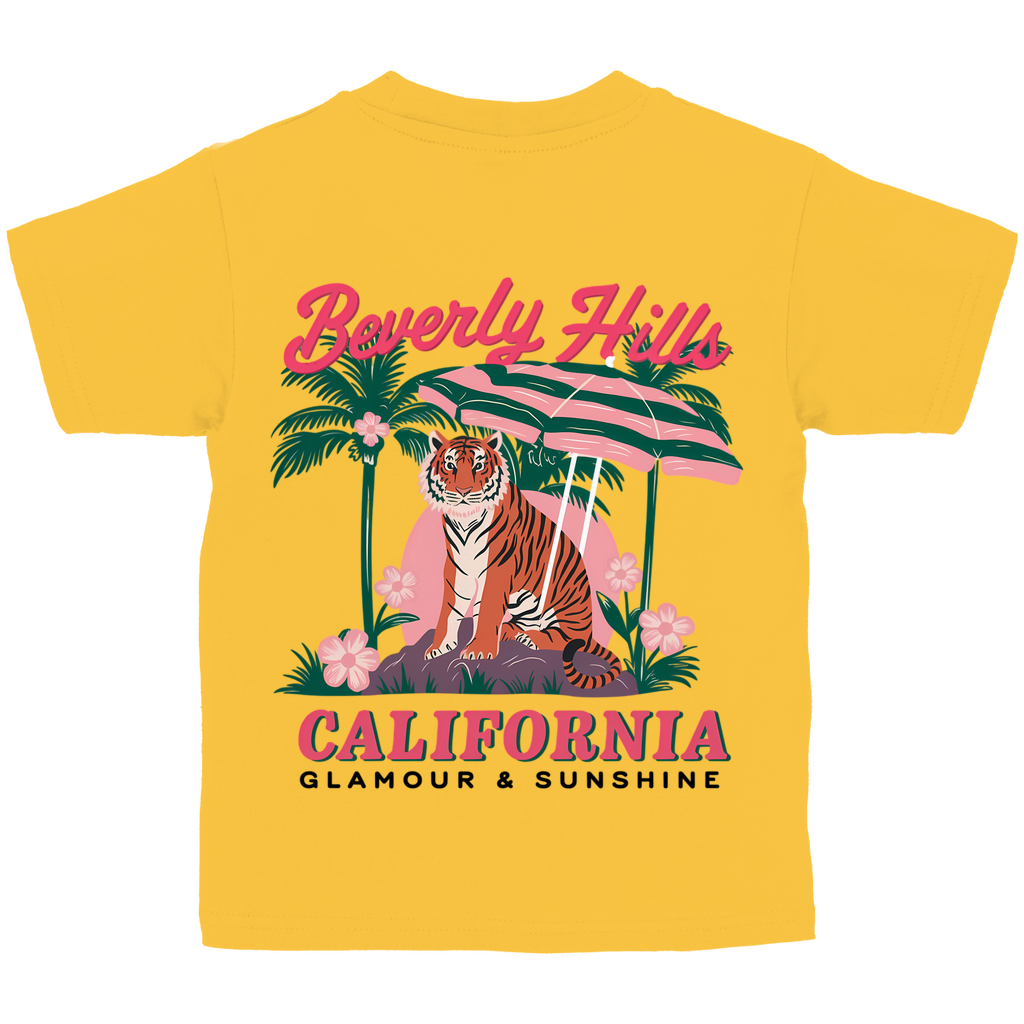 Kinder Basic T-Shirt Tiger Sunshine