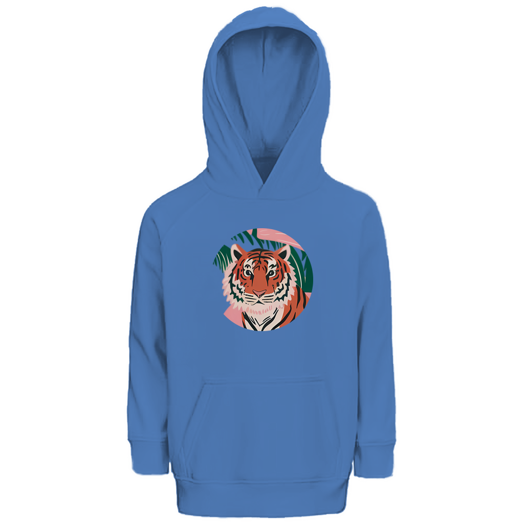 Kinder Premium Bio Hoodie Tiger Sunshine