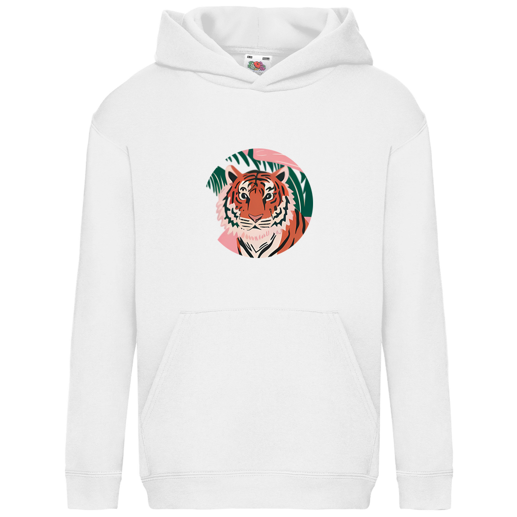 Kids Basic Hoodie Tiger kopf