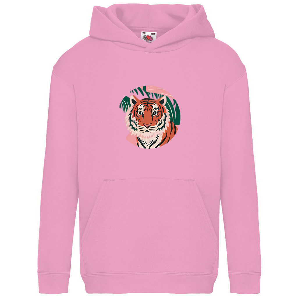 Kids Basic Hoodie Tiger kopf