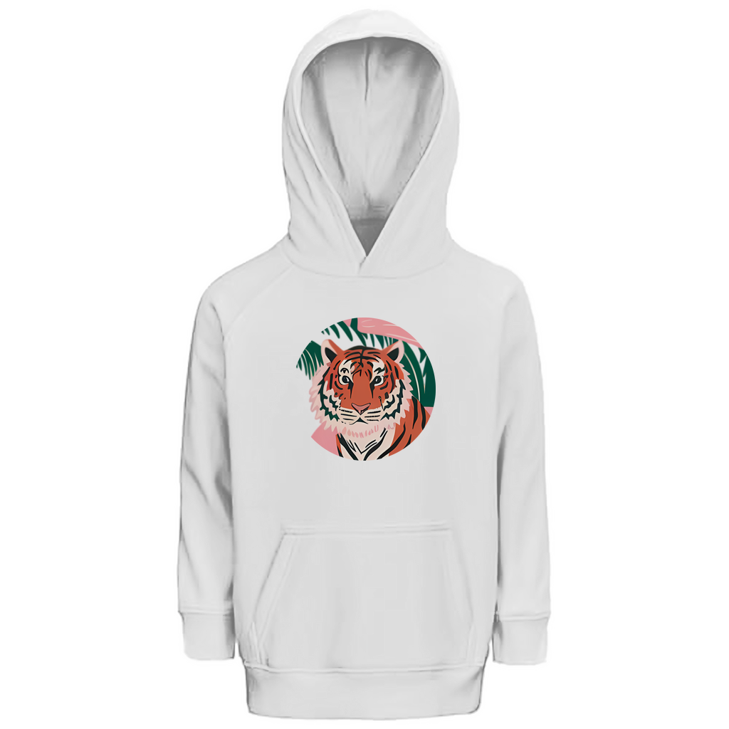 Kinder Premium Bio Hoodie Tiger Sunshine