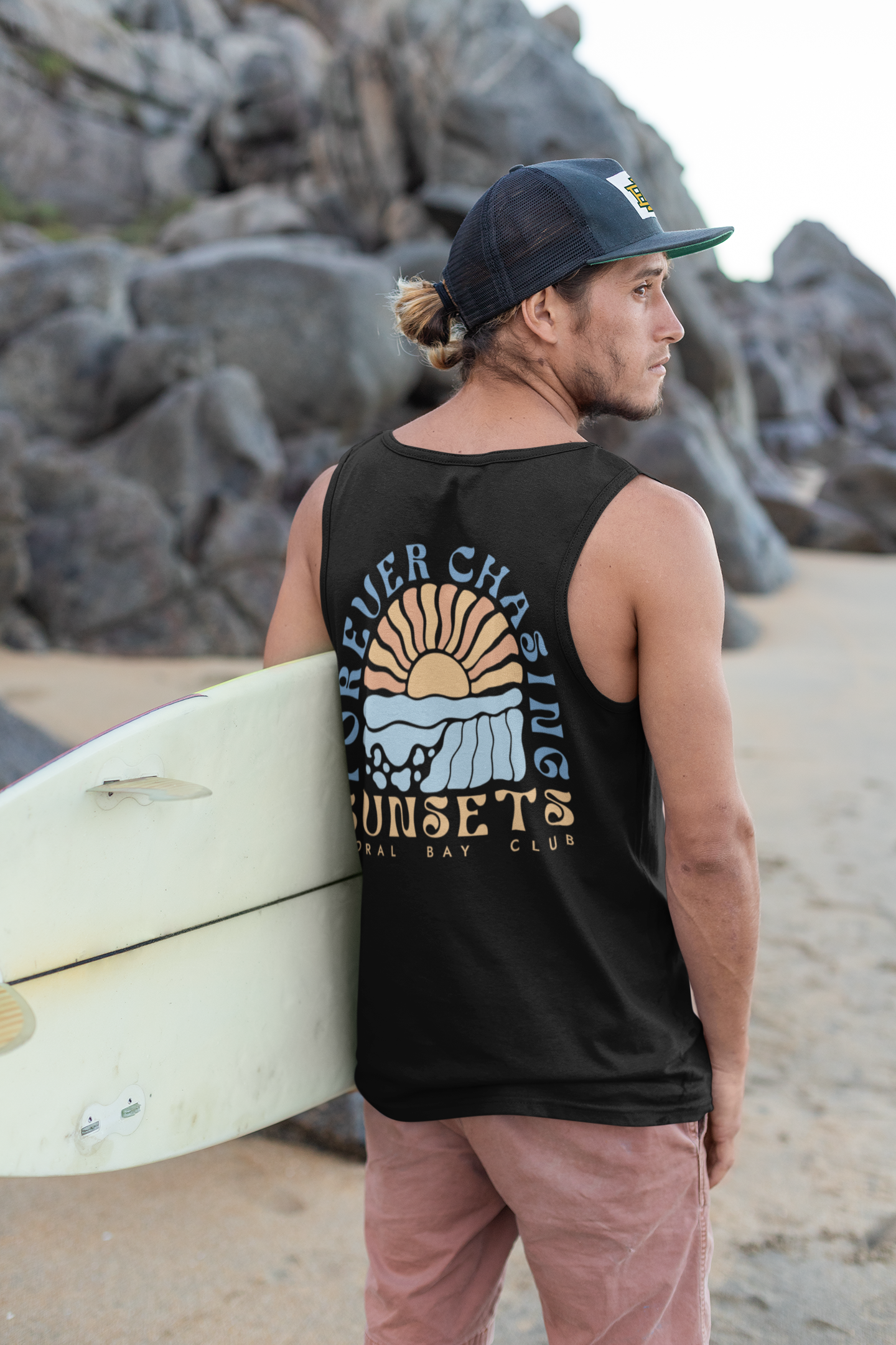leichtes Muscle Shirt "Forever Chasing Sunsets"