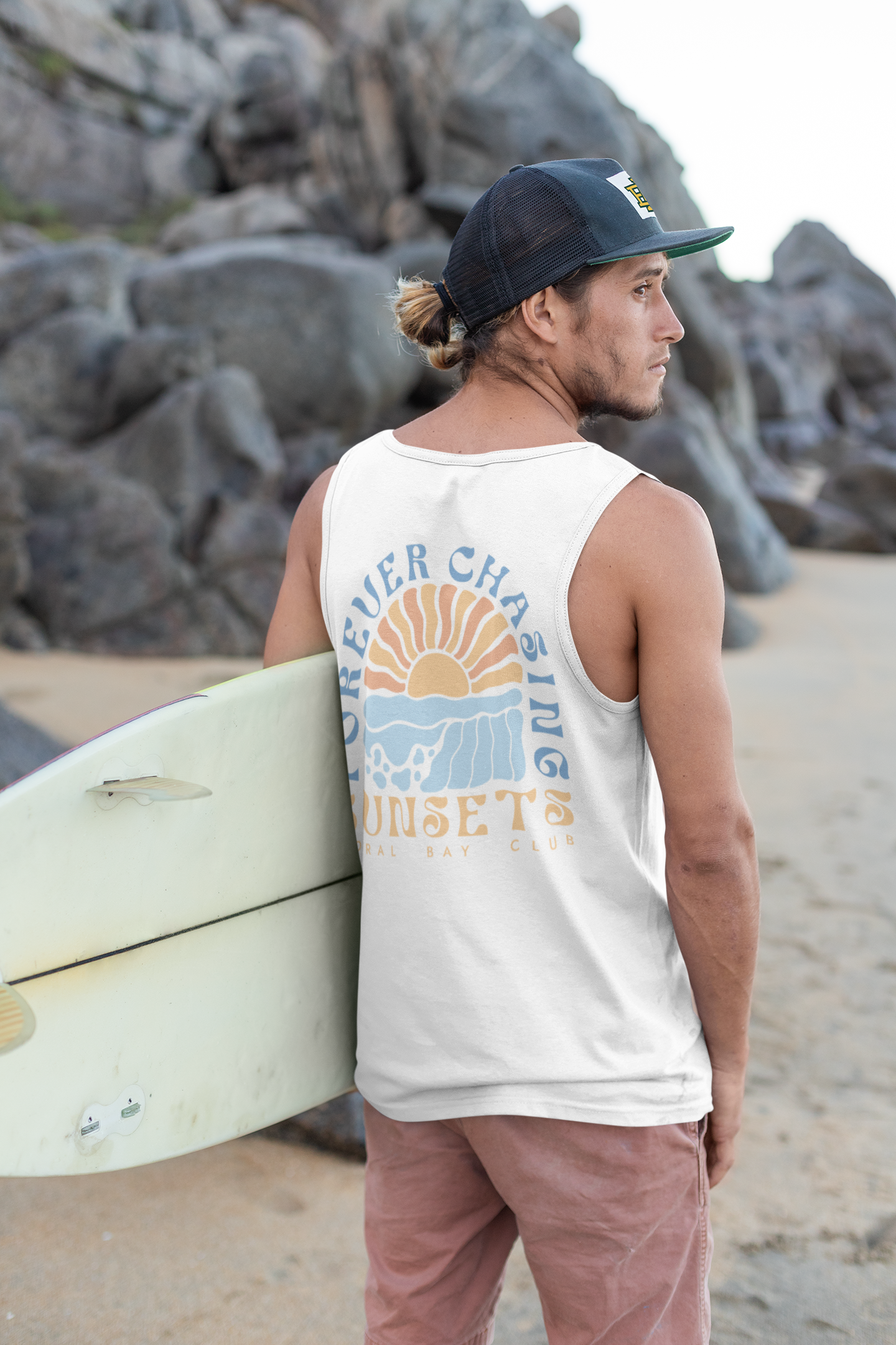 leichtes Muscle Shirt "Forever Chasing Sunsets"