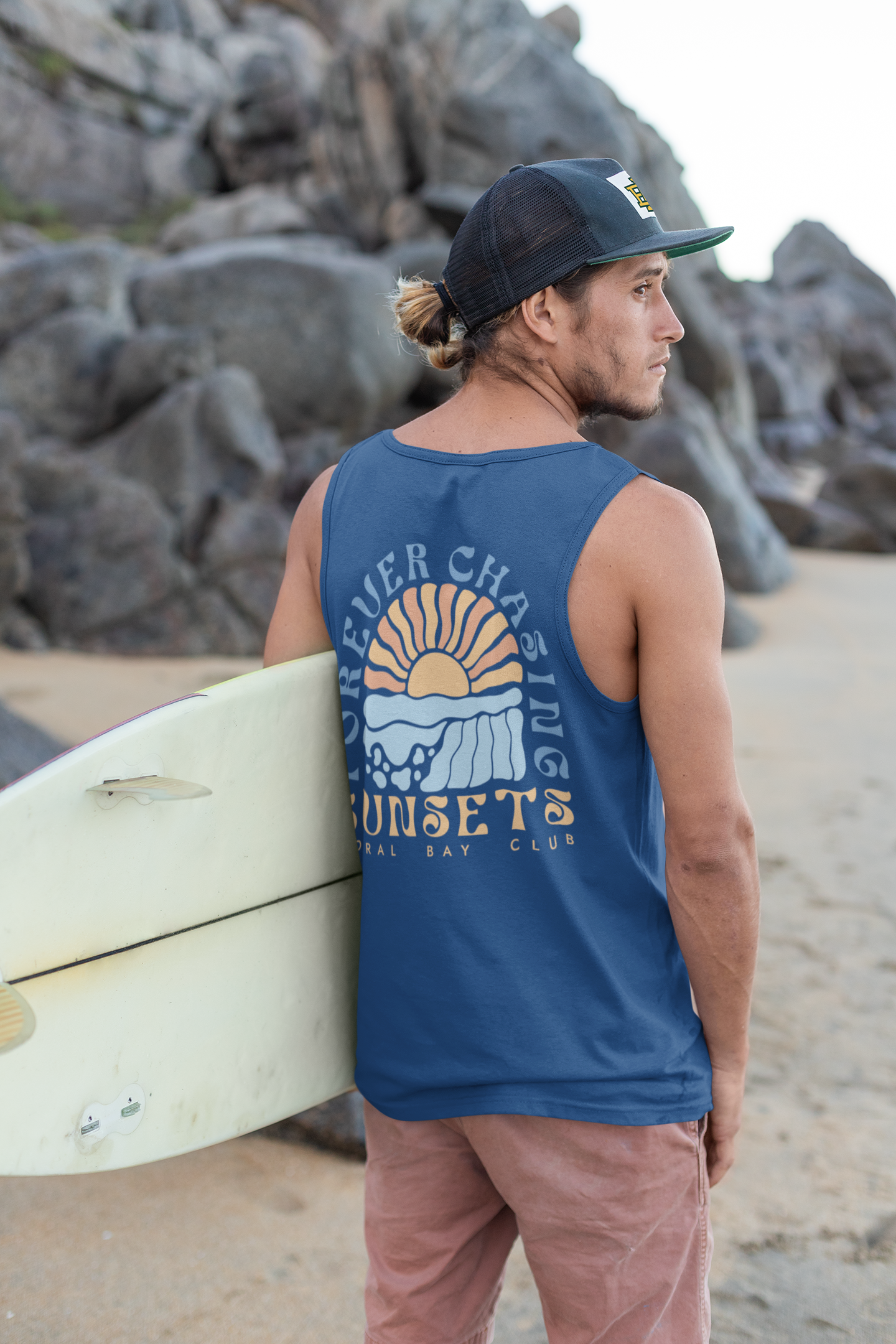 leichtes Muscle Shirt "Forever Chasing Sunsets"