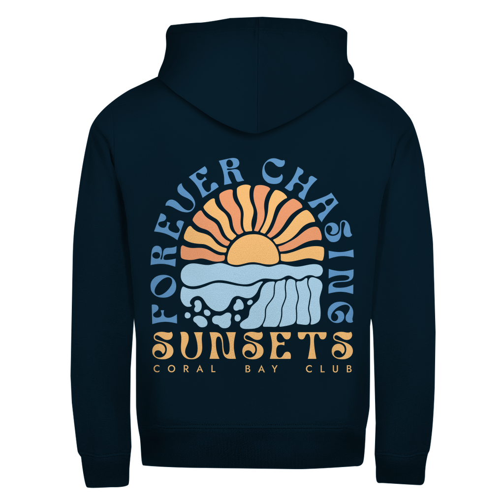 Zipper Hoodie Nui "Forever chasing Sunsets"