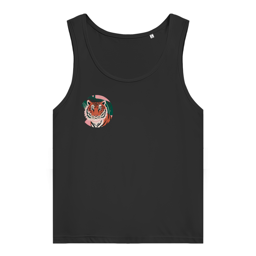 Damen Premium Organic Tank Top Tiger Sunshine