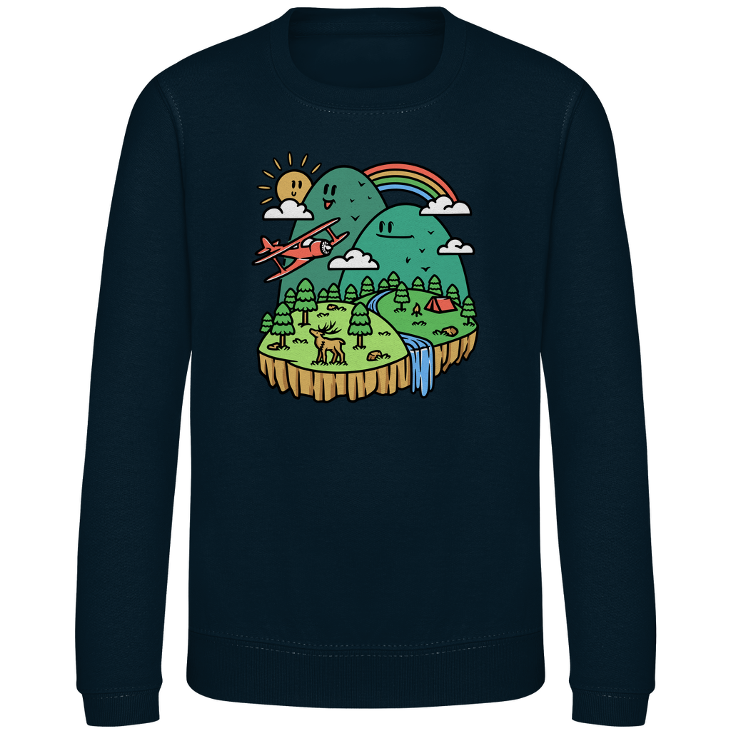Kinder Sweatshirt Cute Mountain