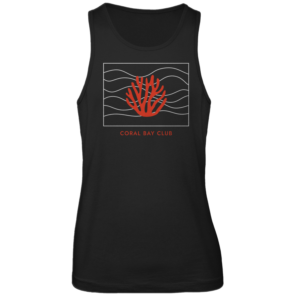 leichtes Muscle Shirt "Wellen & Koralle"