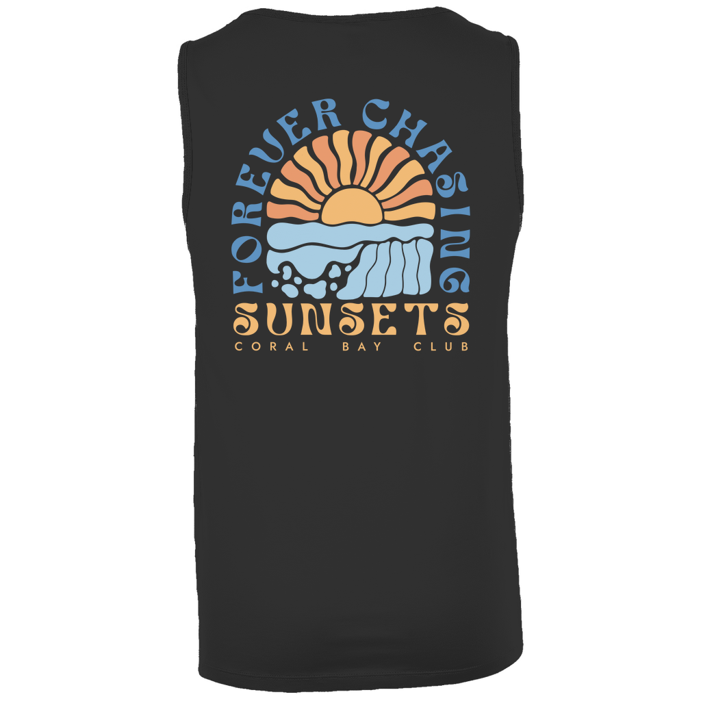 Tanktop Boxy "Forever chasing Sunsets"