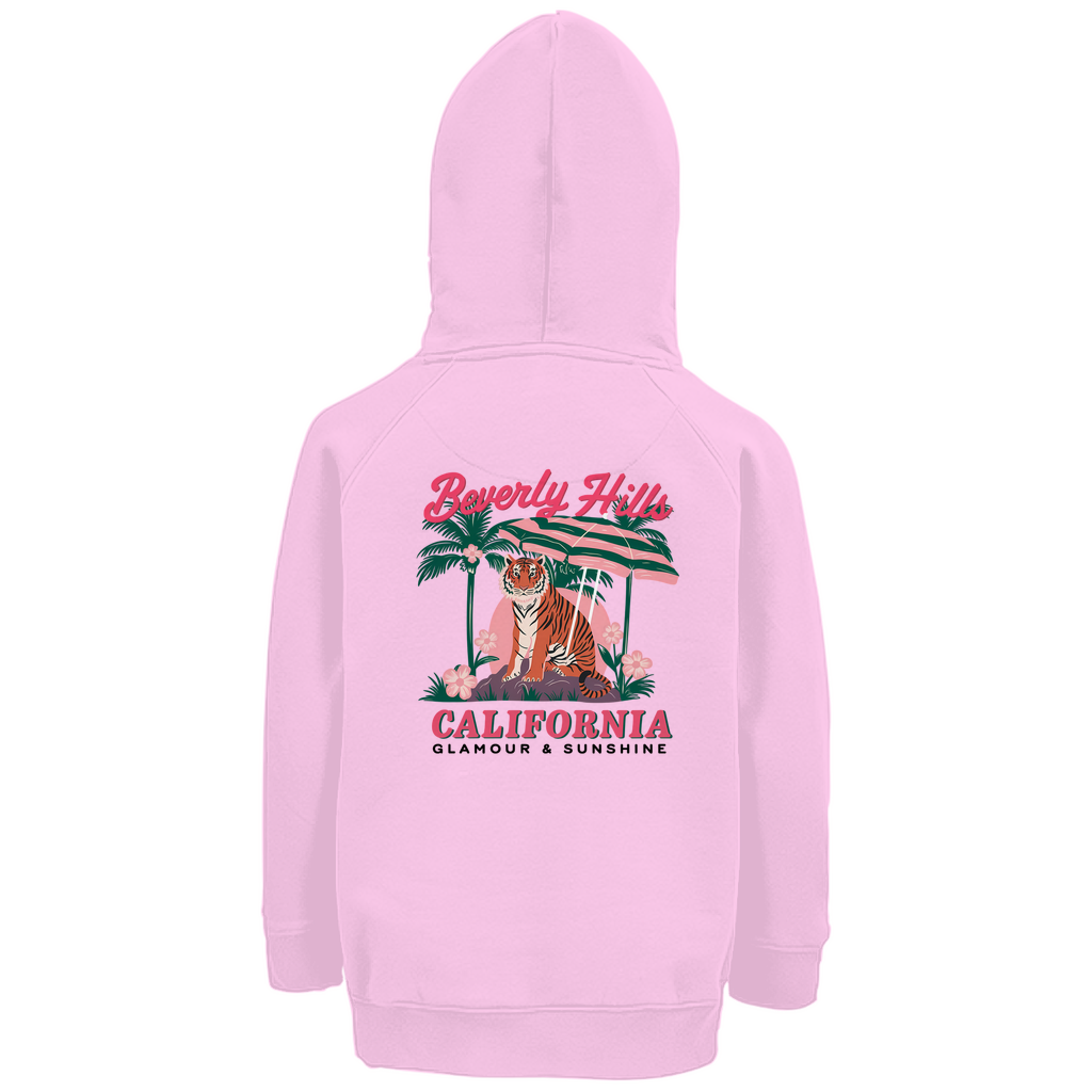 Kinder Premium Bio Hoodie Tiger Sunshine