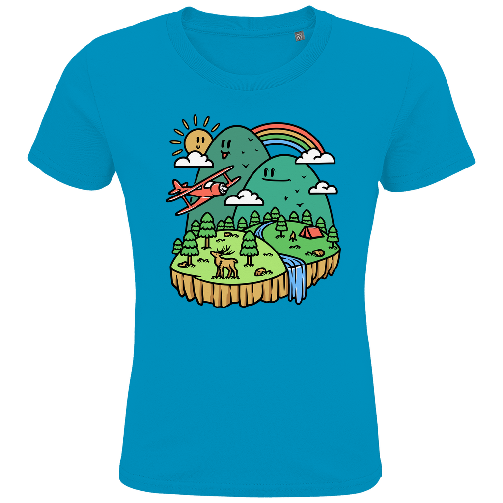 Kids Premium Bio T-Shirt Cute Mountain
