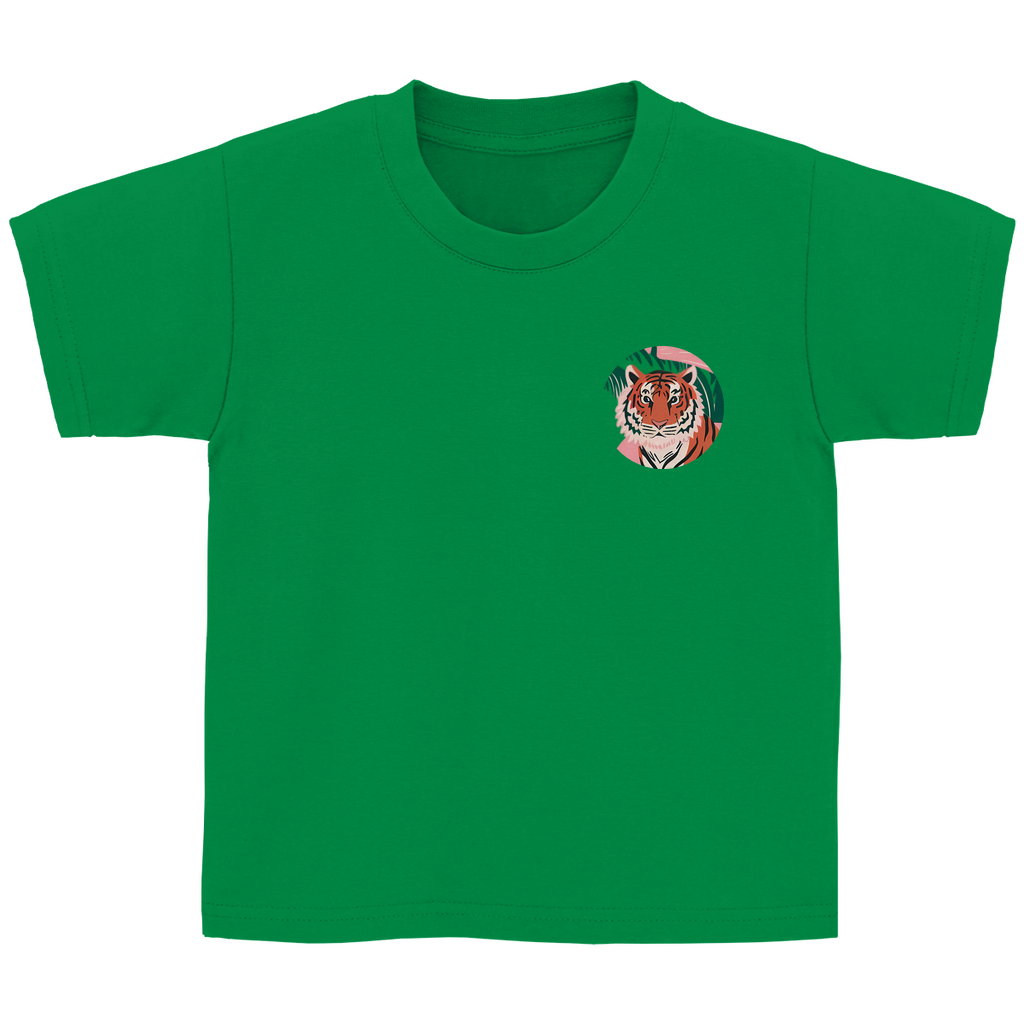 Kinder Basic T-Shirt Tiger Sunshine