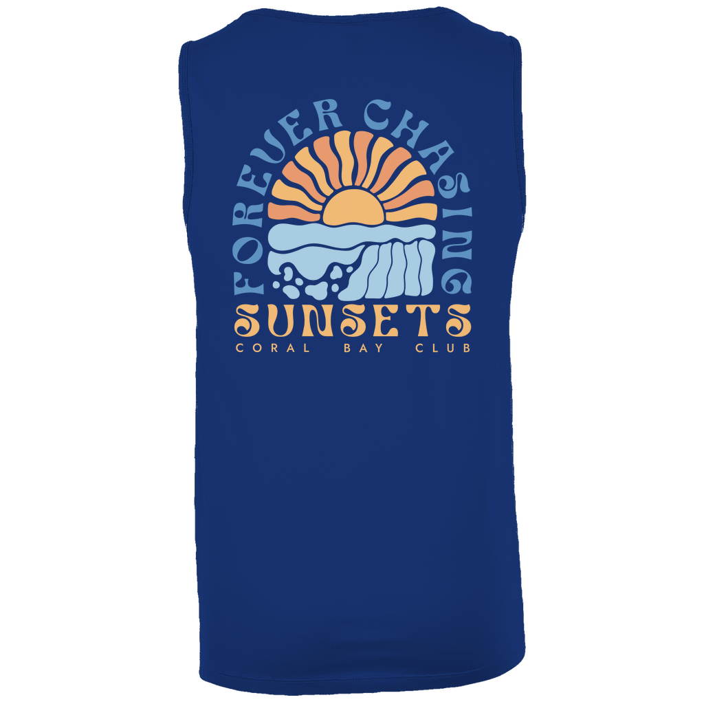 Tanktop Boxy "Forever chasing Sunsets"