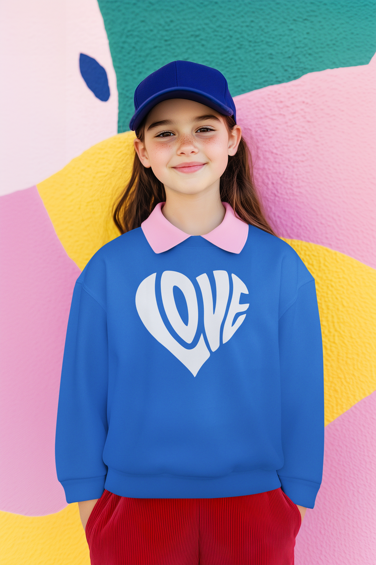 farbenfrohes Kinder Sweatshirt