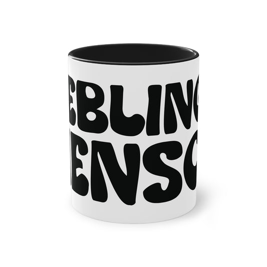 Tasse "Lieblingsmensch" Geschenk für die Liebsten stilvolles Design in  schwarz weiß Kollektion "Mare" Geschenk zum Jahrestag