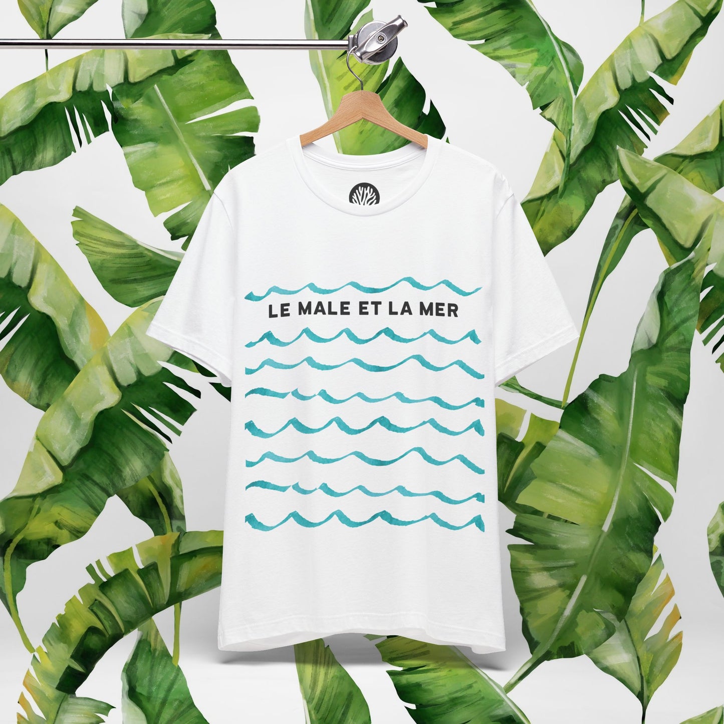 Surfer Shirt "Der Mann und das Meer" Wellen